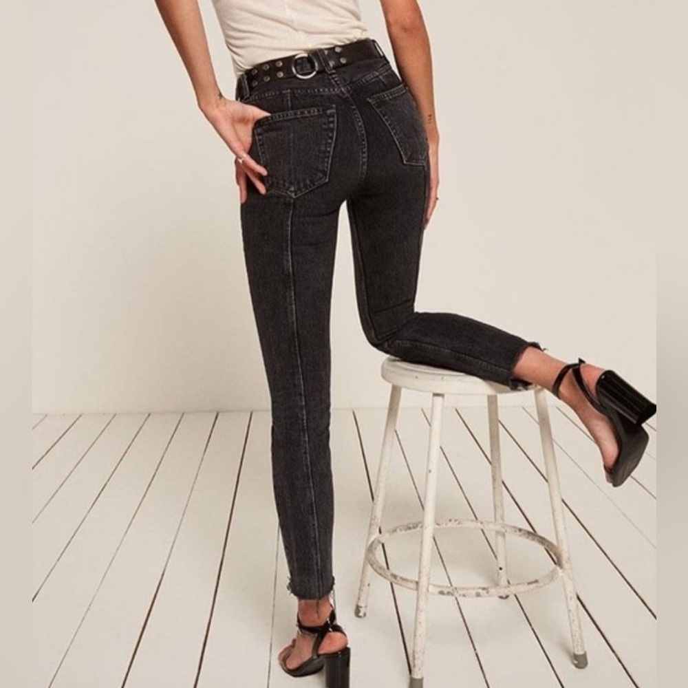 Reformation - Steamed Jean in Pacific Wash - Picture 3 of 8
